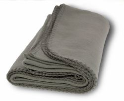 96 Pieces Yacht & Smith Soft Fleece Blankets 50 X 60 Gray 150g - Fleece & Sherpa Blankets
