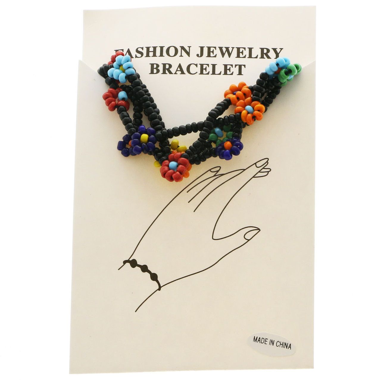 60 Wholesale Assorted Multi Color Seed Bracelet