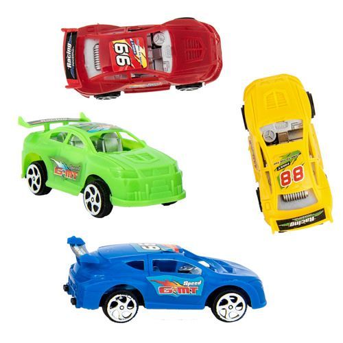 24 Wholesale Rev Rollers Race Cars - 4 Piece Set