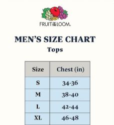 72 Pieces Fruit Of The Loom Men's White Crew Neck Undershirt Assorted Sizes S-xl - Mens T-Shirts