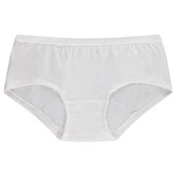 Yacht & Smith Womens Cotton Lycra Underwear White Panty Briefs In Bulk, 95% Cotton Soft Size X-Large