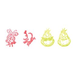 144 Wholesale Grinch 6 Color Pens With Stamper