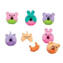 576 Pieces Donut Animal Pencil Eraser Topper - Erasers