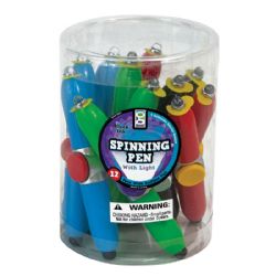 144 Pieces Spinning Pens With Lights - Pens