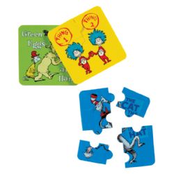 48 Wholesale Dr. Seuss Puzzle Erasers