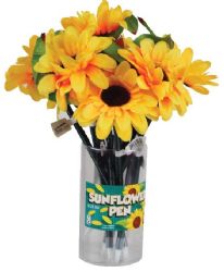 144 Wholesale Sunflower Pens