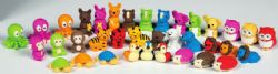 1152 Wholesale Zoo Life Eraser Display
