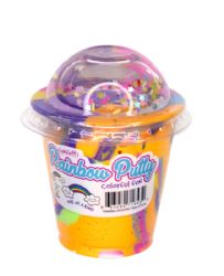 24 Wholesale Confetti Rainbow Putty