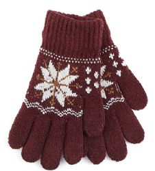 24 Pairs Kids Knitted Gloves - Kids Winter Gloves