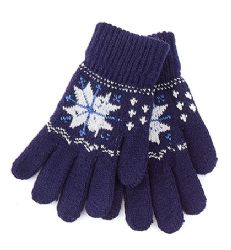 24 Pairs Kids Knitted Gloves - Kids Winter Gloves