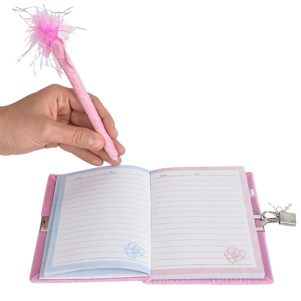 72 pieces 5.00 X 6.00 Plush Covered Secret Diary Set - Plush Toys
