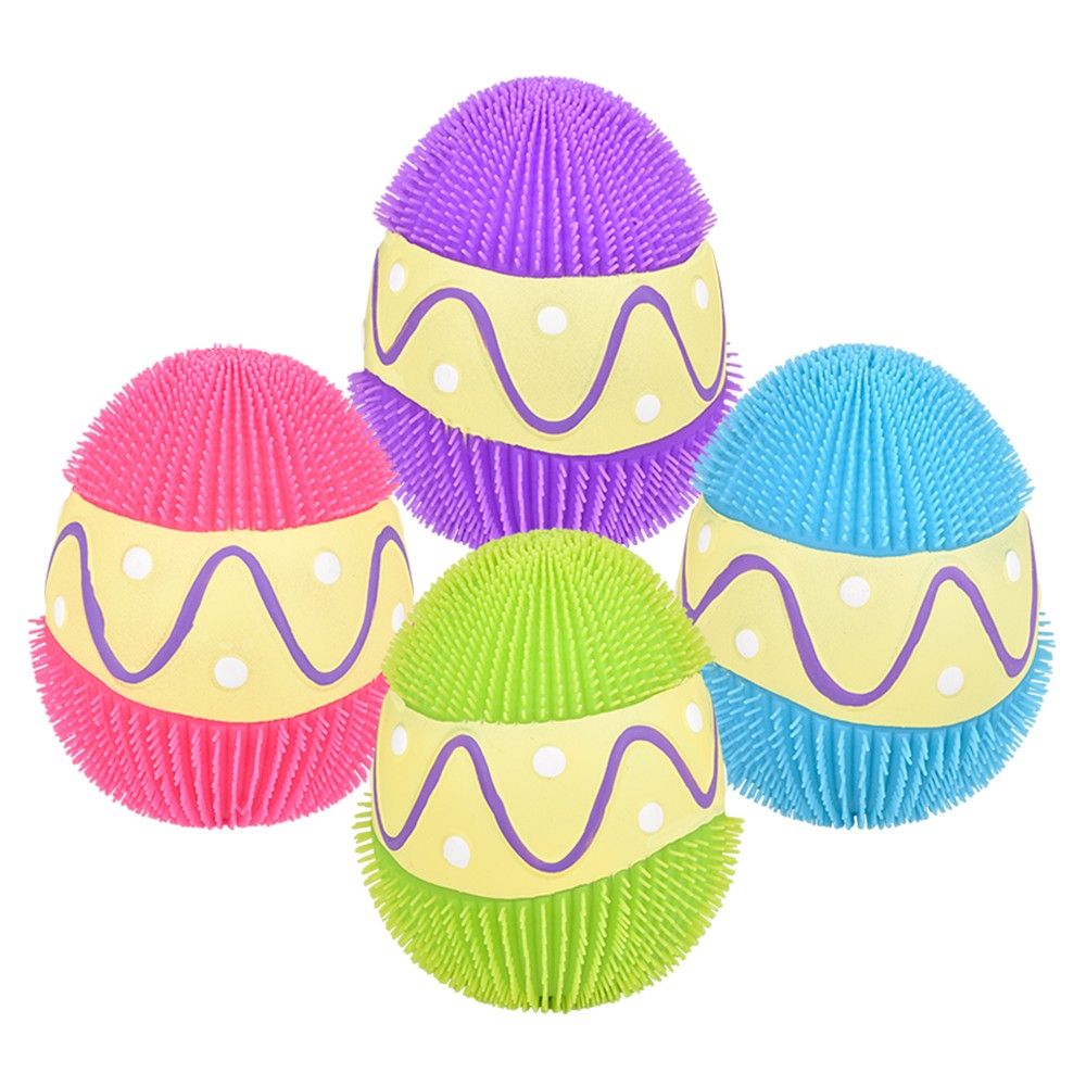 48 pieces 6" Puffer Easter Egg - Slime & Squishees