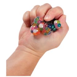 288 Pieces Mini Rainbow Mesh Blobbles Squeeze Balls - Balls