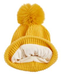 24 Pieces Cat Whiskers Knitted Beanie  - Junior / Kids Winter Hats