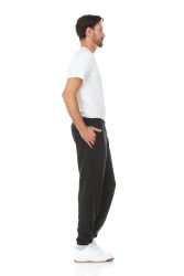 Yacht & Smith Mens Black Joggers Size L
