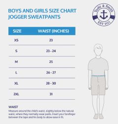 288 Pieces Boys Assorted Color Joggers Size Medium - Kids Sweatpants For Donation