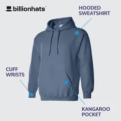 12 Pieces of Unisex Irregular Cotton Hoodie Sweatshirt In Assorted Colors Large