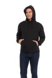 12 Pieces of Unisex Irregular Cotton Hoodie Sweatshirt In Assorted Colors Large