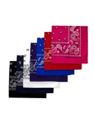 60 Pieces Knocker Classic Cotton Bandana/red - Bandanas