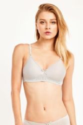 288 Pieces Mamia Ladies Full Cup Jacquard No Wire Bra -- B Cup - Womens Bras And Bra Sets