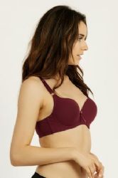 288 Pieces Mamia Ladies Plain Cotton Bra, 3hooks & Wide StraP-B Cup - Womens Bras And Bra Sets