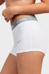 288 Pieces Sofra Ladies Cotton Boyshort Panty - Womens Panties & Underwear