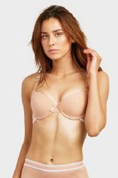 288 Pieces Sofra Ladies Cotton Plain Bra, 3 Hooks & Wide Strap B Cup - Womens Bras And Bra Sets