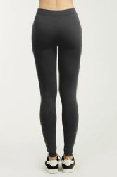 60 Pieces Sofra Ladies Polyester LeggingS-Black - Womens Leggings