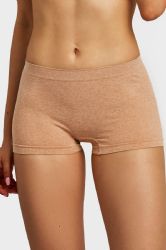 60 Pieces Sofra Ladies Seamless Heather Boyshorts - Womens Panties & Underwear