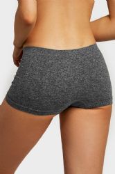 60 Pieces Sofra Ladies Seamless Heather Boyshorts - Womens Panties & Underwear