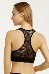 60 Pieces Sofra Ladies Seamless Sports Bra, Mesh Backback - Womens Bras And Bra Sets