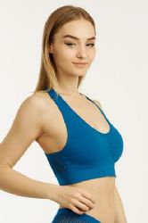 60 Pieces Sofra Ladies Seamless Sports Bra, Mesh Backback - Womens Bras And Bra Sets