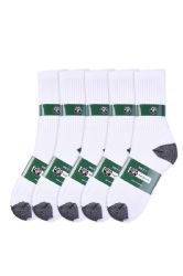 60 Pairs Buruka Crew Sports Socks 9-11 - Men's Diabetic Socks