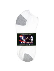 120 Pairs Knocker No Show Sports Socks 9-11 - Mens Ankle Sock
