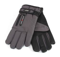 36 Pairs Waterproof Men Ski Gloves With Fur And Gripper Palm - Ski Gloves