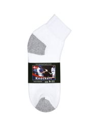 120 Pairs Knocker Quarter Sports Socks 9-11 - Mens Ankle Sock