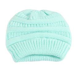 24 Pieces Solid Color Knitted Beanies - Winter Beanie Hats
