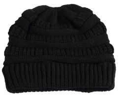 24 Pieces Solid Color Knitted Beanies - Winter Beanie Hats