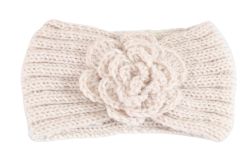 24 Pieces Warm Knitted Headband With Flower - Headbands