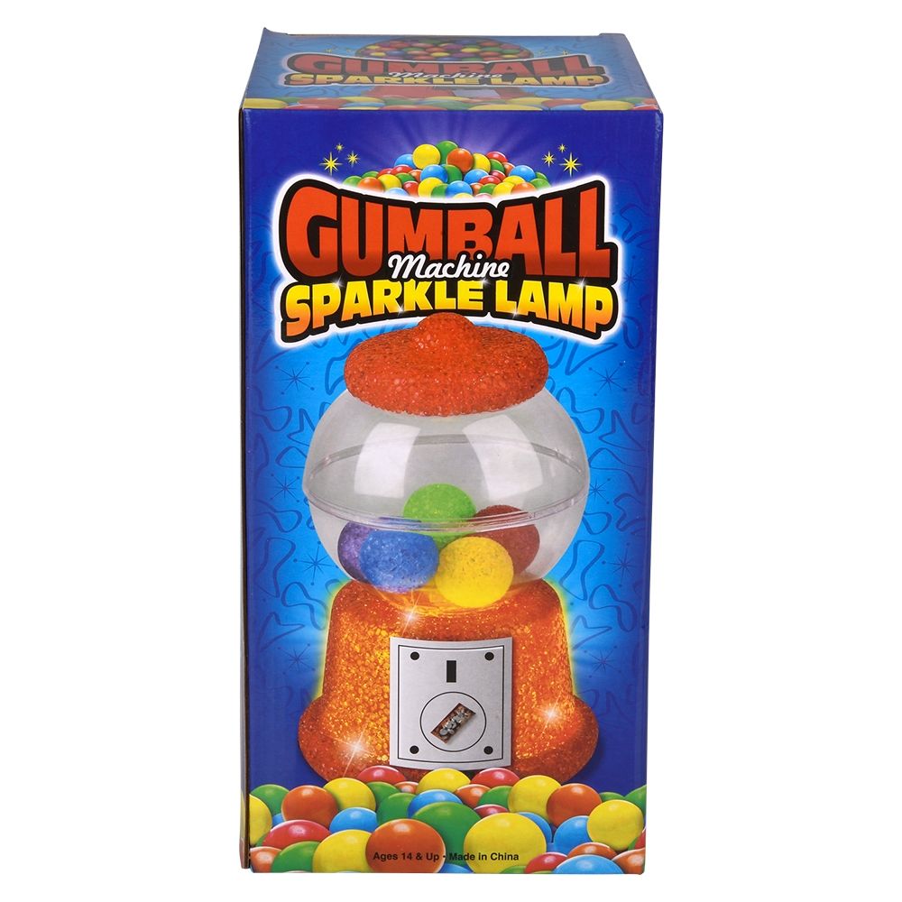 12 of 10-inch Sparkle Gumball Machine Lamp