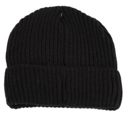 36 Pairs Adults Black Beanie Hat - Winter Hats