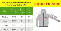 48 Pieces of Mens Assorted Color Fleece Line Sherpa Hoodies Assorted Sizes