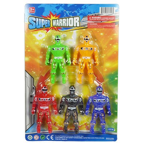 36 pieces of Super Warriors - 5 Piece Set