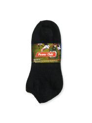 120 Pairs Power Club No Show Sports Socks 9-11 - Mens Ankle Sock