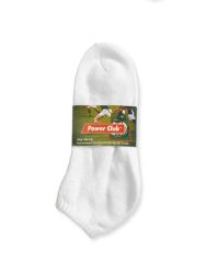 120 Pairs Power Club No Show Sports Socks 9-11 - Mens Ankle Sock