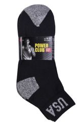 120 Wholesale Power Club Quarter Sports Socks 9-11