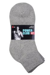 120 Wholesale Power Club Quarter Sports Socks 10-13