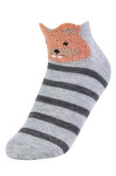120 Pairs Sofra Picot Cutesie Anklet 6-8 - Girls Ankle Sock