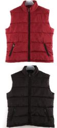36 Wholesale Men's Nylon Winter Sleeveless Vest Assorted Colors
