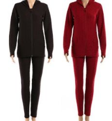 48 Pieces Womens Two Piece Outfits Hoodie With Pants Set - Women's Active Wear Sets